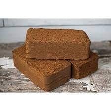 Home and Country Triple Washed Compressed Coco Coir Brick (50 LBS) - Coco Fiber is an Ideal Compost Starter for Your Home Garden. Coco Coir Bricks Provide Organic Alternative to Peat Moss for Plants.