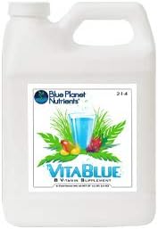 VitaBlue Complete B-Vitamin Supplement for Plants (32 oz) Vita Blue Quart | for All Plants & Gardens | Blue Planet Nutrients