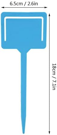 20 Pcs Plant Labels, PVC Gardening Flower Plant Label Identification Tags Garden Stake Tool(02)