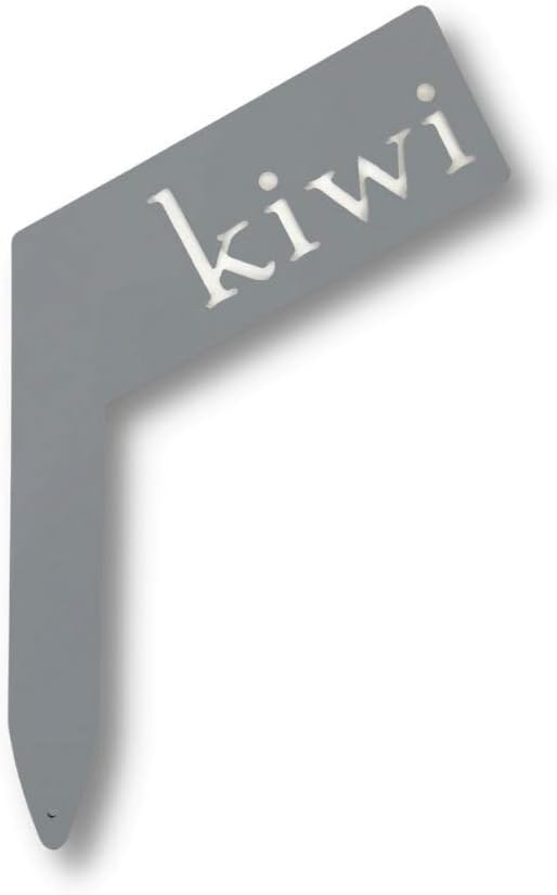 Planter Size Small Metal Garden Plant Vegetable Flower or Herb Markers 13.5 Inches Tall (kiwi, Primed Finish)