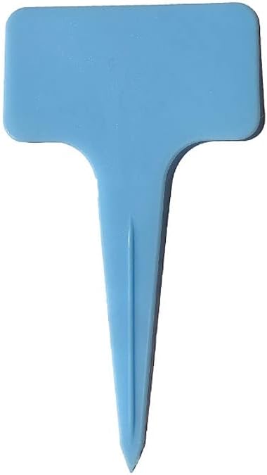 SEIWEI 20Pcs Garden Plastic Plants Labels for Marking Potted Plants Multicolor Greenhouse Flower Trees Stakes Markers Tags T Shape