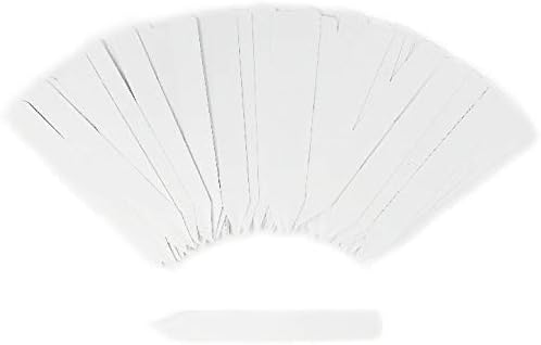 1000 Pcs 5 Inch Plastic Plant Nursery Garden Labels Pot Marker Garden Stake Tags White (1000)