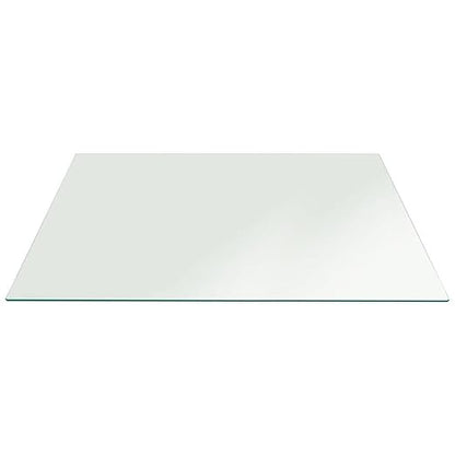 Custom Cut 3/16" Thick - Clear Tempered Glass Cut to Size - Rectangle Replacement for Table Tops, Shelves, Windows with Flat Edge by Fab Glass and Mirror