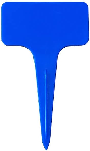 SEIWEI 20Pcs Garden Plastic Plants Labels for Marking Potted Plants Multicolor Greenhouse Flower Trees Stakes Markers Tags T Shape
