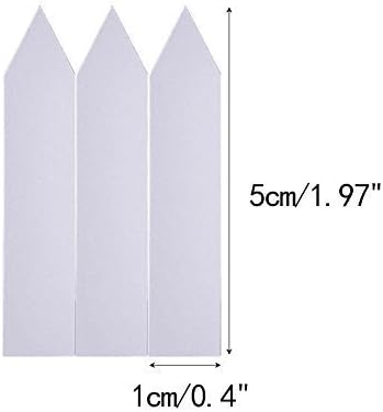 KINGLAKE 100 Pcs 3 Inch Peat Pots, Seeds Starter, Transplant Seedlings With 100 Pcs White Plastic Plant Labels