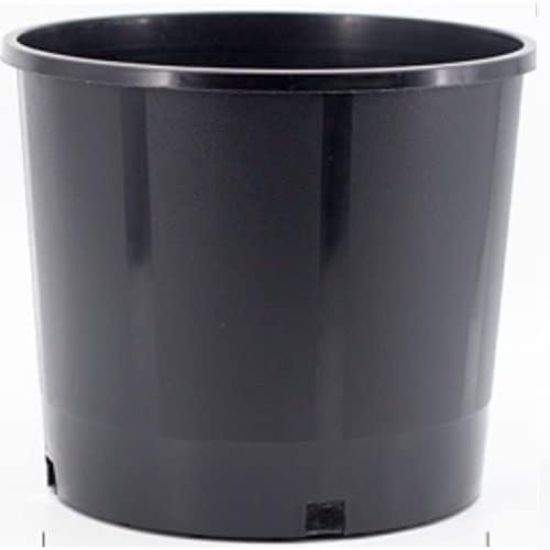 Black Nursery Pots, 3 Gal 5 PCS Pack, Plastic Garden Planters, Pots for Flower Seedlings, PP Injection Molded, Indoor Outdoor Plants Seedlings