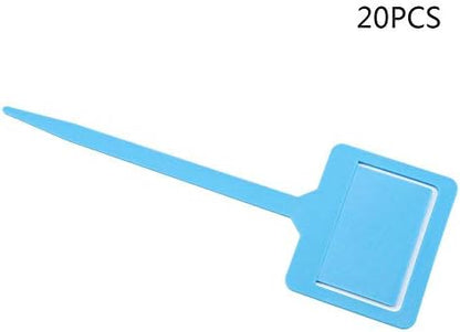 20 Pcs Plant Labels, PVC Gardening Flower Plant Label Identification Tags Garden Stake Tool(02)