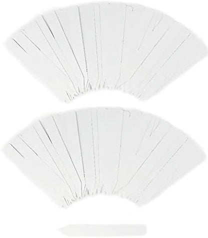 200 Pcs 5 Inch Plastic Plant Nursery Garden Labels Pot Marker Garden Stake Tags White (200)