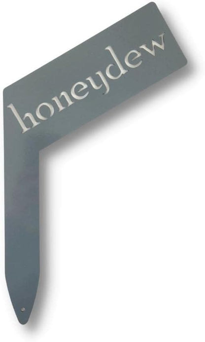 Planter Size Small Metal Garden Plant Vegetable Flower or Herb Markers 13.5 Inches Tall (honeydew, Primed Finish)