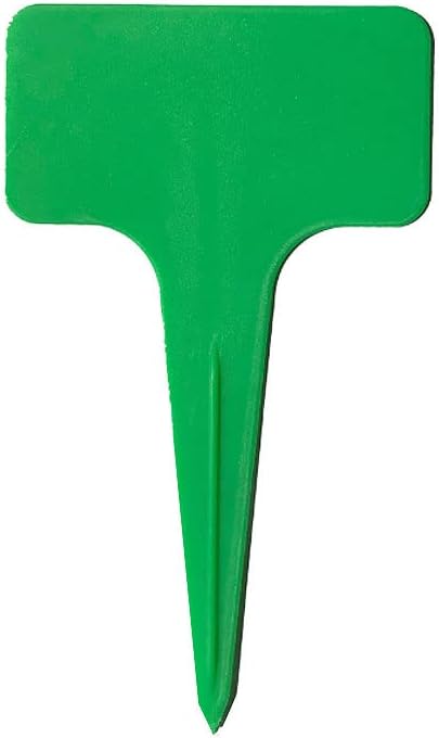 SEIWEI 20Pcs Garden Plastic Plants Labels for Marking Potted Plants Multicolor Greenhouse Flower Trees Stakes Markers Tags T Shape