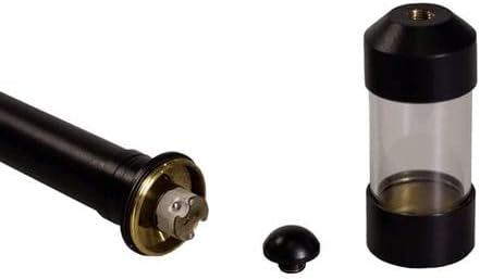 VOLT Stratum Black Brass Two-Tier Path & Area Light (9" Shade, 25" Tall) for Low Voltage Landscape Lighting on Outdoor Pathway, Walkway, Garden, Driveway or Patio