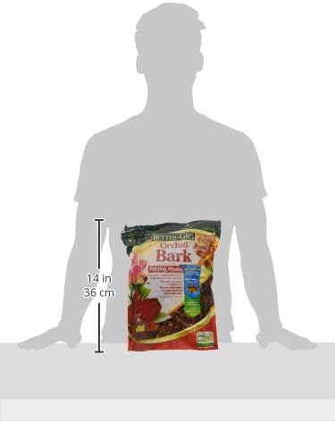 Better-Gro Orchid Bark-Premium Grade Orchid Potting Medium for Potting,Repotting,Root Development,and Water Retention,Ideal for Phalaenopsis,Epiphytic Orchids,and Tropical Plants-4 Quarts,(Pack of 2)