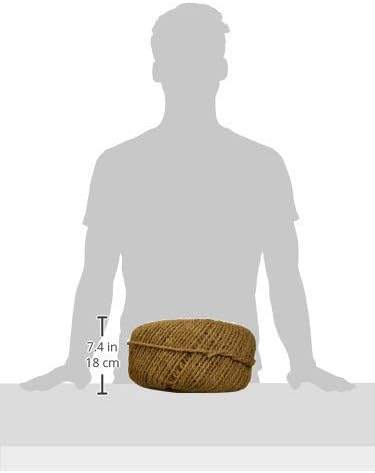 Garden Twine Made Out of 100% Natural Coconut Fiber,Weight per Spool is 7 Lbs, and The Length is About 1100 Feet