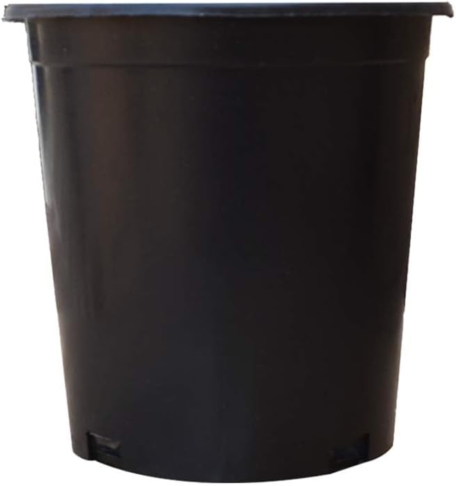 Nursery Pot 1 Gallon 1 Gal 2 Gal 3 Gal 5 Gal 7 Gal 10 Gal 15 Gal Nursery Container Injection Molded Pot Fit for Plants Soil Growers or Hydroponics (10,1 Gallon)