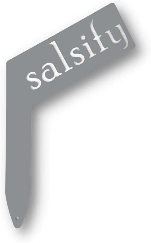 Planter Size Small Metal Garden Plant Vegetable Flower or Herb Markers 13.5 Inches Tall (salsify, Primed Finish)