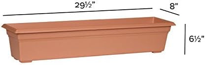 Root & Vessel 16305 Countryside Planter, 30-Inch, Terracotta