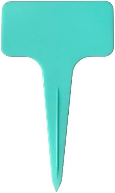 SEIWEI 20Pcs Garden Plastic Plants Labels for Marking Potted Plants Multicolor Greenhouse Flower Trees Stakes Markers Tags T Shape