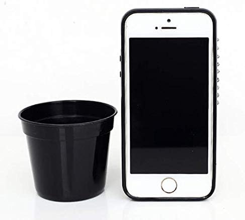 Round Succulents Plant Pots Drainage Hole, Set of 40 Mini Plant Pots 2.5" Wx2.25 H,Perfect for Plant Seeds,Seedling Nursery Transplanting Planter Container(Black)