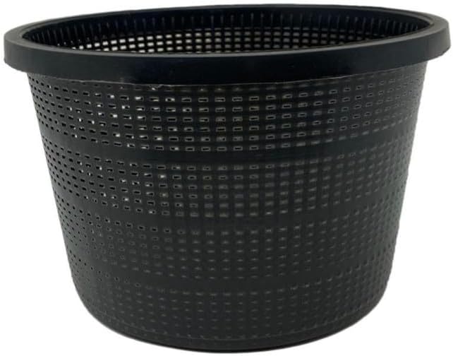 Chalily 7.5" Round Mesh Aquatic Plant Pot Great for Water Lilies, Lotus, and Other Pond Plants Round Plastic Planter for Outdoor Ponds Terrific for Aquatic Soil Plant Basket
