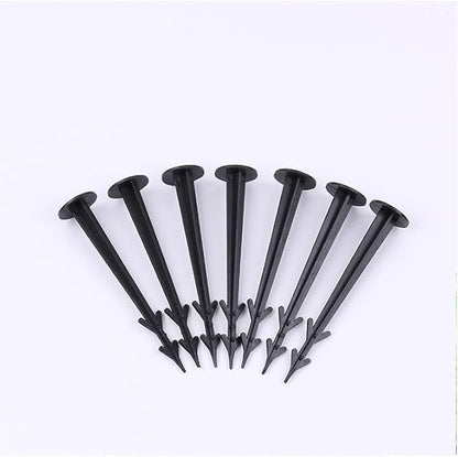 COSMOS 50 Pcs 4.5 Inches Multifunctional Plastic Yard & Garden Stakes Anchors for Plant Support, Holding Down Tents