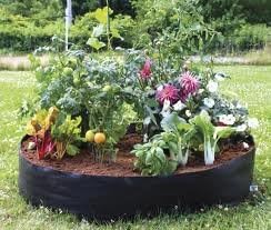 Smart Pots 12015 Big Bag Bed Fabric Raised Planting Bed, Mini , Black