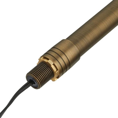 VOLT 15-Pack 12V Cast Brass Flat Hat Path Lights (7" Shade, 24" Tall) with 3W 2700K Warm White G4 LED Bulbs for Low Voltage Landscape Lighting on Outdoor Pathway, Walkway, Garden, Driveway or Patio