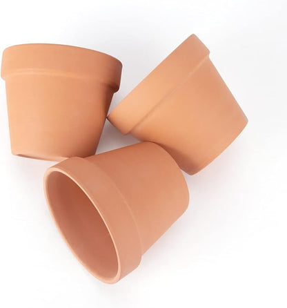 CFKJ [26 Pack] 4" Planter Nursery Pots Terracotta Pot Clay Ceramic Pottery Cactus Pots Flower Succulent Plants Pot Garden (4")