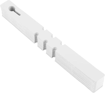Plant Tags 100 PCS – White PVC Hanging Garden Plant Labels, Wrap Around Nursery Markers for Trees, Flowers & Vegetables