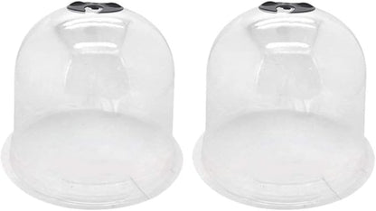 2pcs Plant Dome Garden Cloche Dome Plant Bell Protector Cover Plastic Protector Mini Insulation Cover Plastic Mini Greenhouse Clear