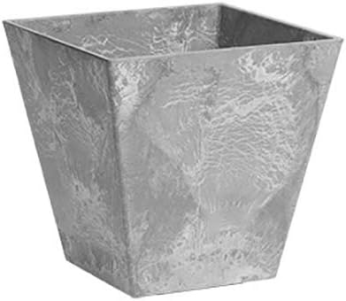 Root & Vessel, 35060 Ella Square Planter, 6-Inch, Grey