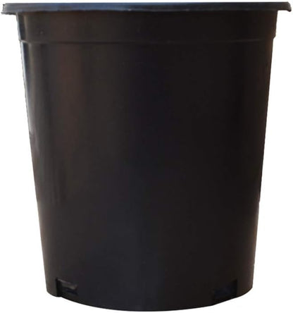 Nursery Pot 1 Gallon 1 Gal 2 Gal 3 Gal 5 Gal 7 Gal 10 Gal 15 Gal Nursery Container Injection Molded Pot Fit for Plants Soil Growers or Hydroponics (10,5 Gallon)