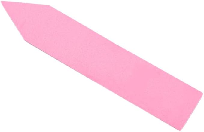 100 Pcs Plant Labels Tags, Plastic Plant Seed Waterproof Labels Pot Marker Nursery Garden Stake Tags (Pink)