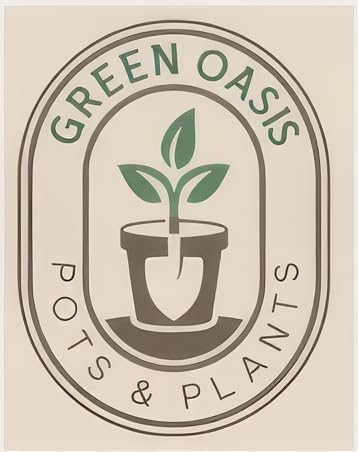 Green Oasis 5 Gallon Nursery Pots (6-Pack) - Premium Injection Molded Black Plastic Plant Pots, Heavy Duty Commercial Grade with Drainage Holes - Perfect for Vegetables, Trees & Transplanting