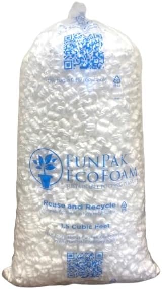 Bubblefast! FunPak® EcoFoam Sustainable Gardening, Planting, Landscaping, Architectural Potting Peanuts, 1.5 cu. ft.