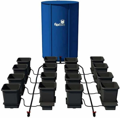 Happy Hydro AutoPot 1Pot Systems, 1-100 Pots (2.2g, 16 Pot with Reservoir)