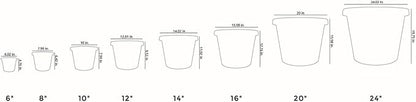 The HC Companies 10 Inch Round Prima Planter - Plastic Plant Pot with Rolled Rim for Indoor Outdoor Plants Flowers Herbs, Evergreen (Pack of 2)