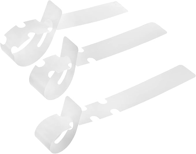 Foraineam 600 Pcs Hanging Plant Tree Tags White Plastic Plant Markers Labels Wrap Around Nursery Garden Plant Tags