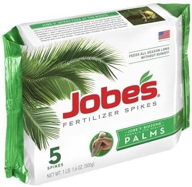 Jobe's 01010 5 Pack, 10-5-10, Palm Tree Fertilizer Spikes - Quantity 10