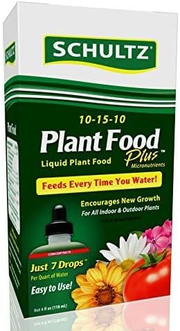 Schultz All Purpose Liquid Plant Food 10-15-10, 4 oz (2 Pack)