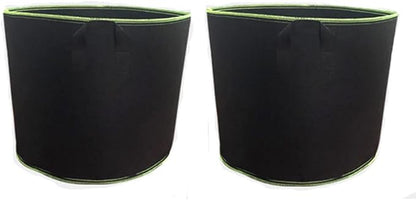 2 PCS Potato Grow Bags 50 Gallon with Flap Plant Grow Bags Garden Vegetable Planting Pots Grow Bags for Growing Potatoes Tomato and Fruits Outdoor 75cm/29.5inch Diameter 40cm/15.7inch Height