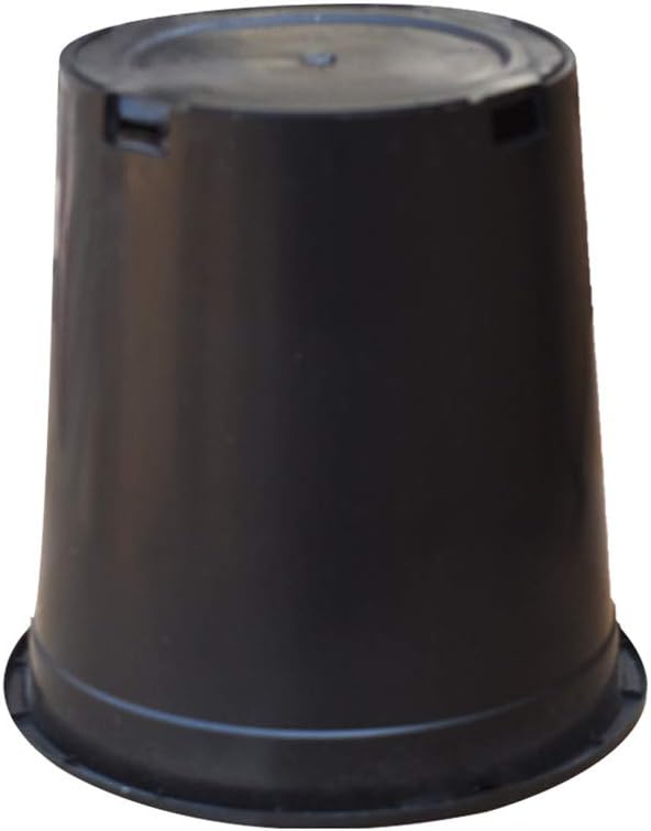 Nursery Pot 1 Gallon 1 Gal 2 Gal 3 Gal 5 Gal 7 Gal 10 Gal 15 Gal Nursery Container Injection Molded Pot Fit for Plants Soil Growers or Hydroponics (10,2 Gallon)