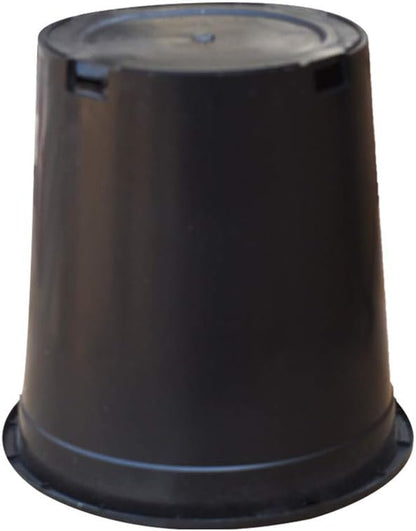 Nursery Pot 1 Gallon 1 Gal 2 Gal 3 Gal 5 Gal 7 Gal 10 Gal 15 Gal Nursery Container Injection Molded Pot Fit for Plants Soil Growers or Hydroponics (10,5 Gallon)