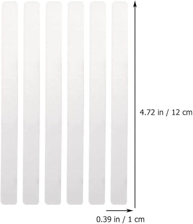 Garneck 5sets Acrylic Plant Label Tags Garden Plant Markers DIY Blank Name Tags Distinguish Labels for Lawn Ornaments 24pcs*5