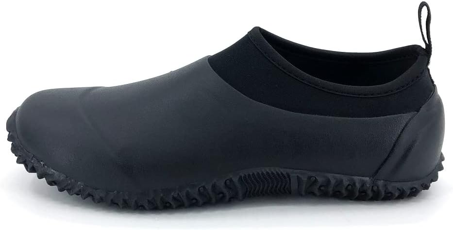 SYLPHID Men's Garden Shoes Women's Rain Shoe Waterproof Neoprene Camp Booties for Camping, Lawn Care, Gardening and Yard Work