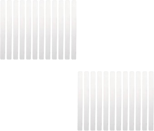 Garneck 2sets Plant Tags and Labels Acrylic Plant Markers Easy to Use Garden Stake Tags Long Lasting for Gardeners 24pcs*2