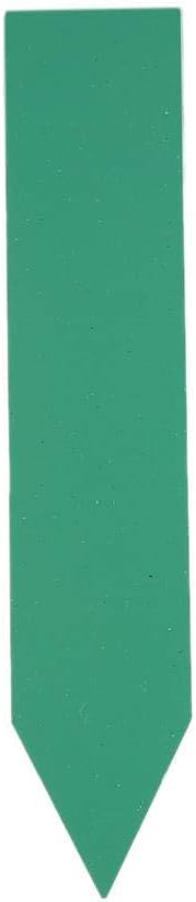 100Pcs Plant Labels Reusable Plastic PVC Stakes Tags Nursery Garden Pot Marker for Plants Indentification (4 x 0.8Inch Green)