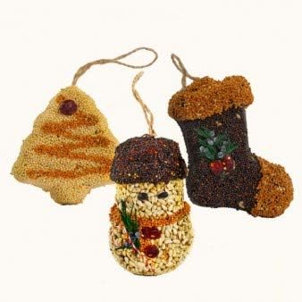 Mr. Bird Christmas Shapes Bird Seed Ornament Treats... (1)