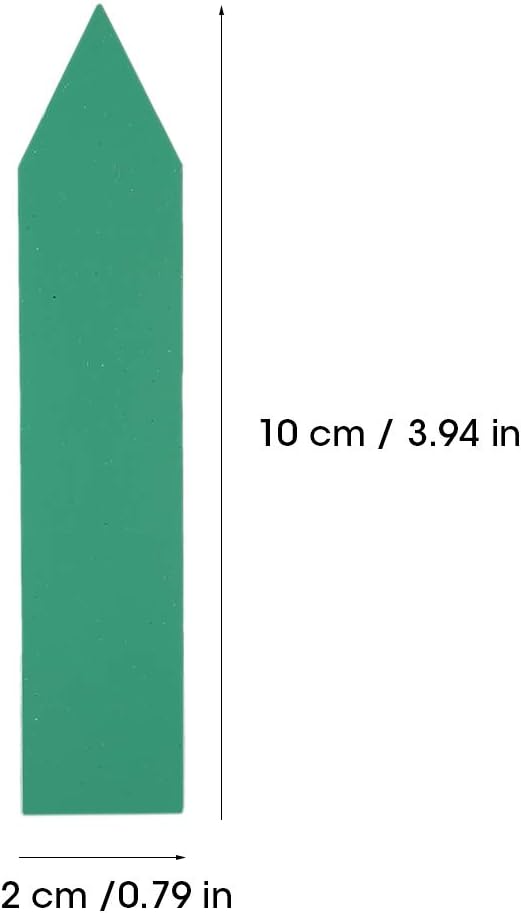 100 Pcs Plastic Plant Seed Labels Pot Marker Nursery Garden Stake Tags (Green)