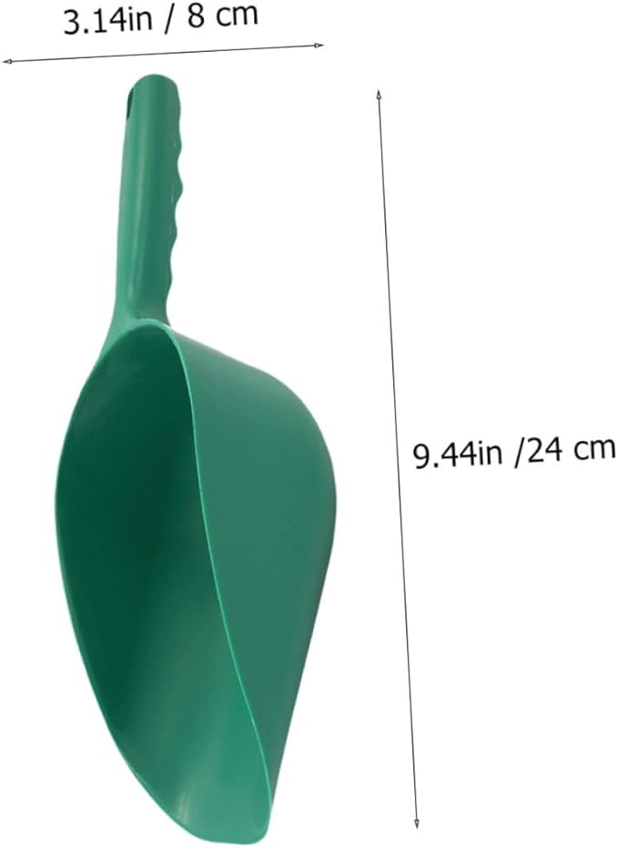 GANAZONO Thickened Gardening Soil Scoop Lightweight Portable Planting Shovel Garden Tool for Potting Soil and Plant Dirt 11.41X3.93X3.14 Inch