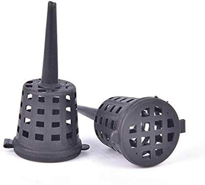 OBANGONG 100PCS Fertilizer Mesh Baskets Garden Nursery Pots Portable Aquarium with Lid Planting Nutrition Cups for Succulent,Orchid,Bonsai